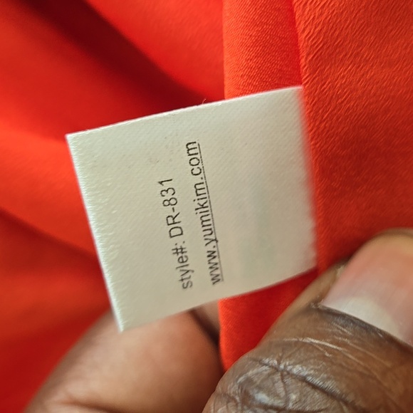 Yumi Kim Hot Lagoon Soho Mixer Dress Mini Wrap Dress Floral Bright Red Tie Waist - Picture 9 of 9